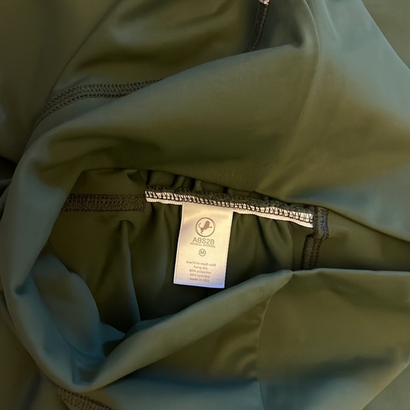 ABS2B olive green leggings - Picture 2 of 3